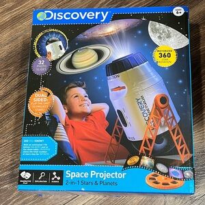 Discovery Space Projector - White and Orange